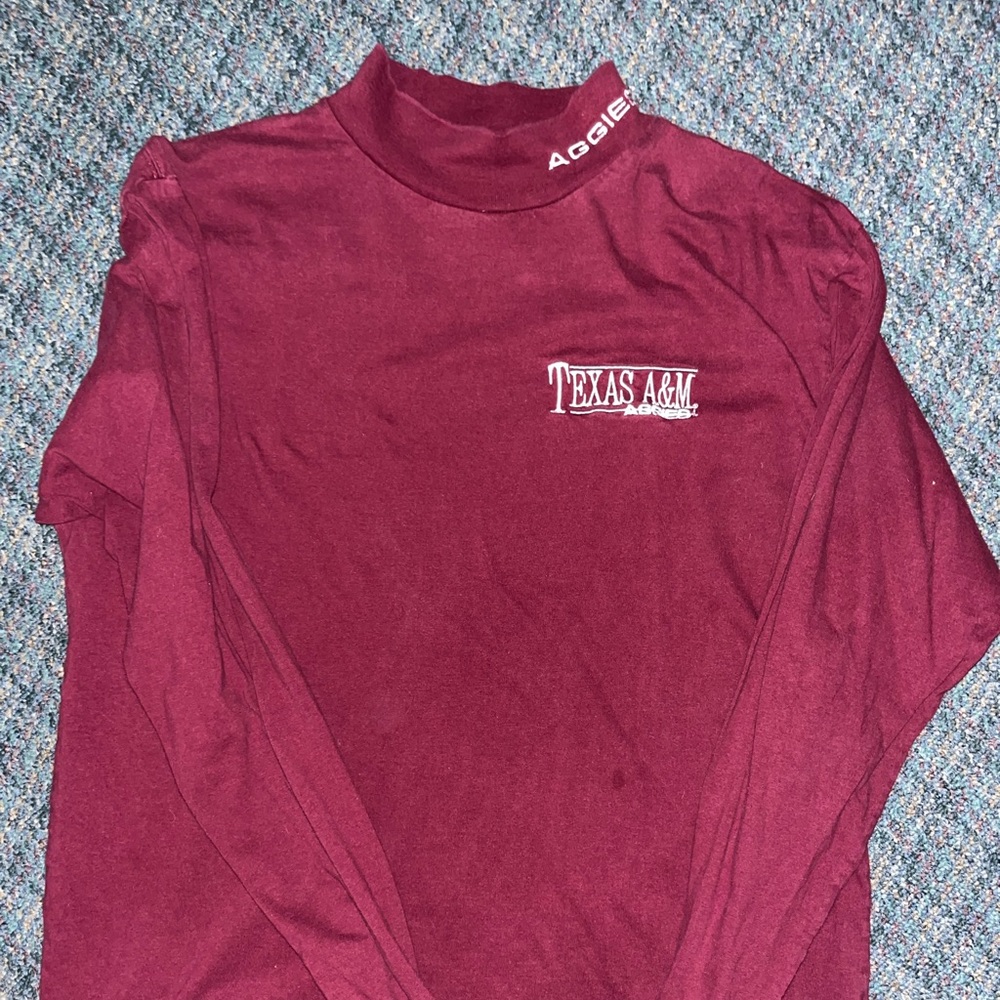 Vintage Texas A&M turtle neck shirt